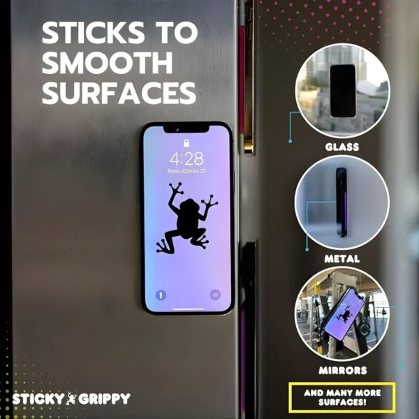 10 حامل الهاتف اللاصق Sticky Grippy